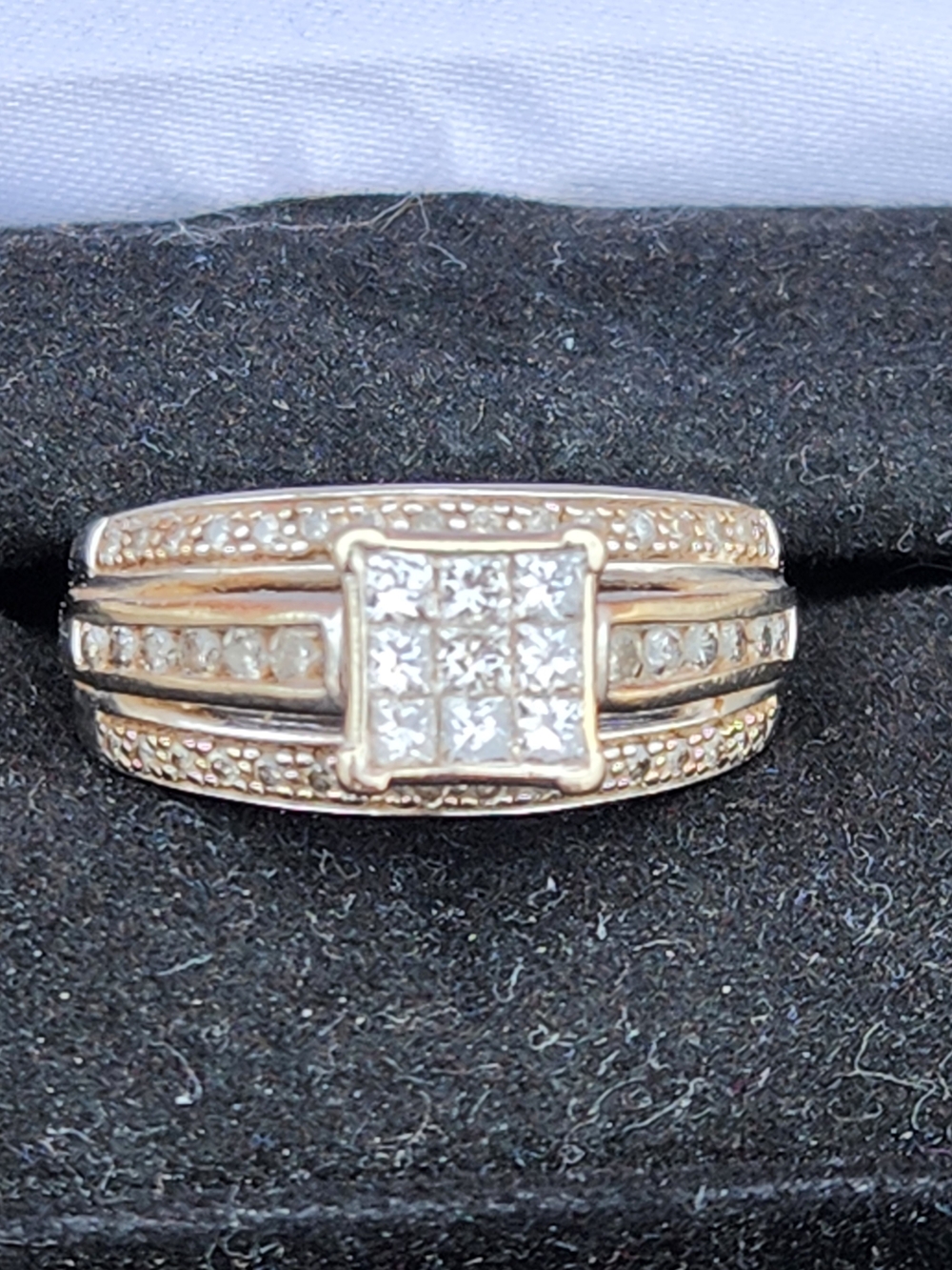 Kay Jewelers 1 CT TW Princess Cut Diamond Ring - Real 10K Gold